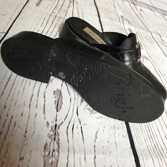Brighton Made in Italy Leather Slip On Size 6.5 - Picture 5 of 8